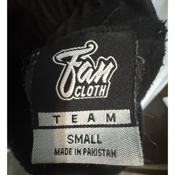 Fan Cloth Team Black Sweatpants, Senior, Graduation, Pockets, Tie, S - Picture 4 of 5